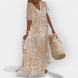 Zračen Poletni Oblek s Potiskom