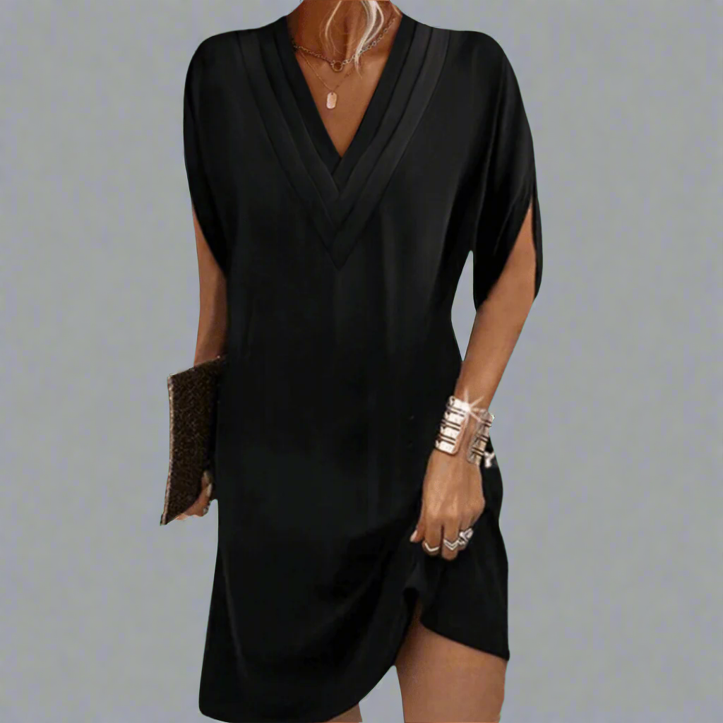 Elegantna obleka iz izbranega materiala