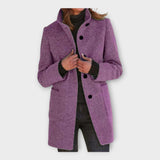 Elegantna plašč s časovno neomejeno linijo