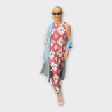 Maksifor s geometrijskimi in cvetličnimi vzorci