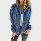 Jopica z zadrgo in kapuco