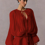 Lyanne | Elegantna Boho Kratka Obleka