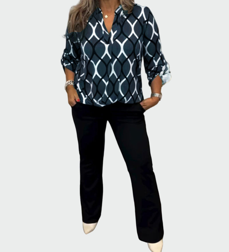 Majica z grafičnim vzorcem