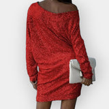 Večerna obleka s bleščicami