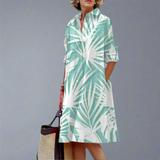 Ročno izdelana obleka z vzorcem