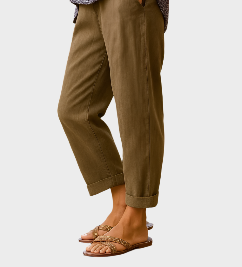 Poletne Hlače iz Lna in Bombaža