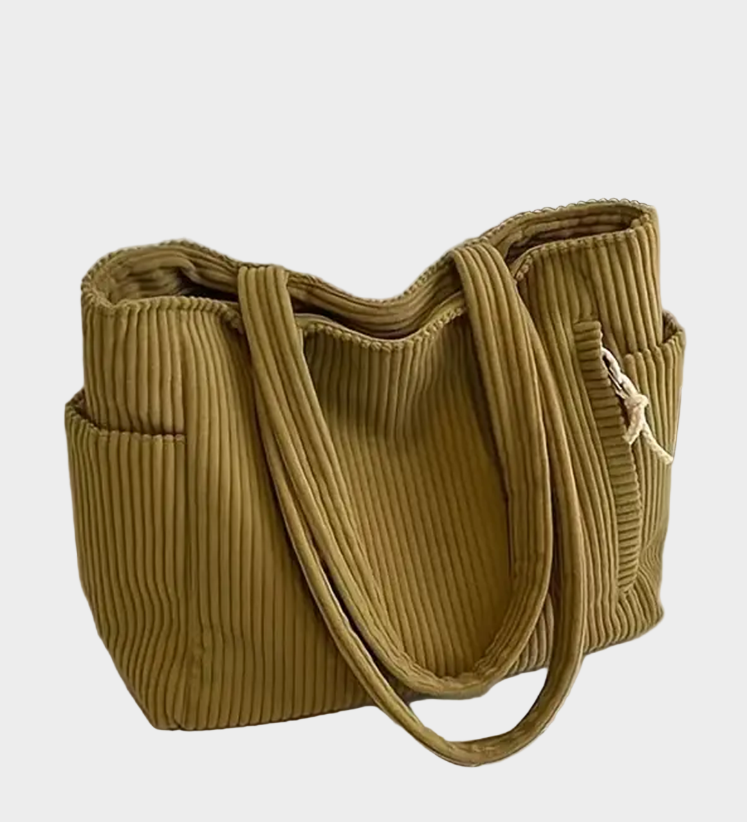 Pleteni Torba za Ramo z Detajlom Vrvice in Moderna Eleganca