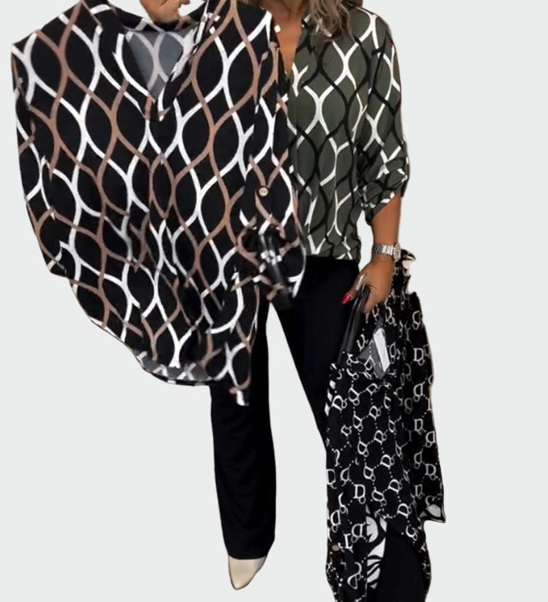 Majica z grafičnim vzorcem