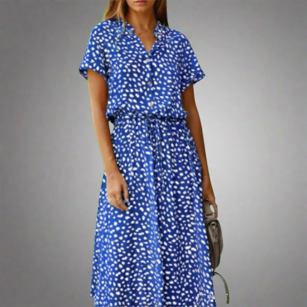 Poletna obleka iz izbranega blaga