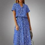 Poletna obleka iz izbranega blaga