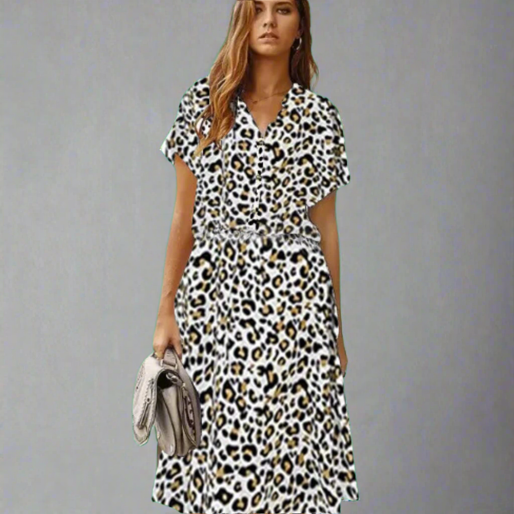 Poletna obleka iz izbranega blaga