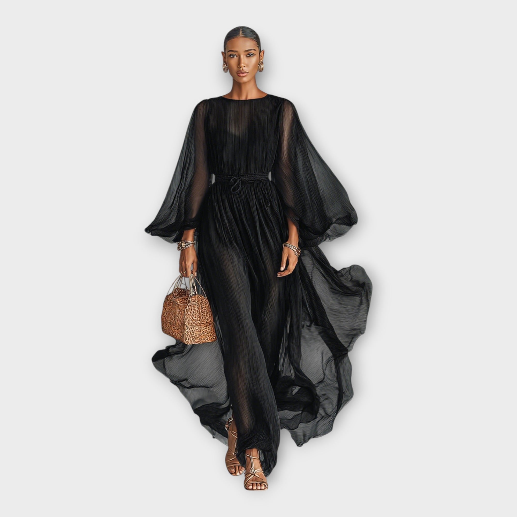 Zračno obleko s prefinjeno in brezčasno estetiko