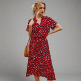 Poletna obleka iz izbranega blaga