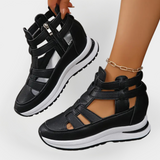 Elegantne Lahke Sandale z Peto in Stranskim Zipperjem