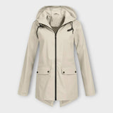 Elegantna Nepremočljiva Jakna s Kapuco