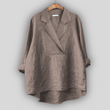 Linen Bluzica “Rožnati Vetrič”