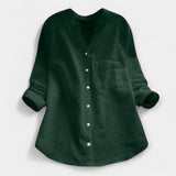 Udobna Srajca iz Lan in Bombaža