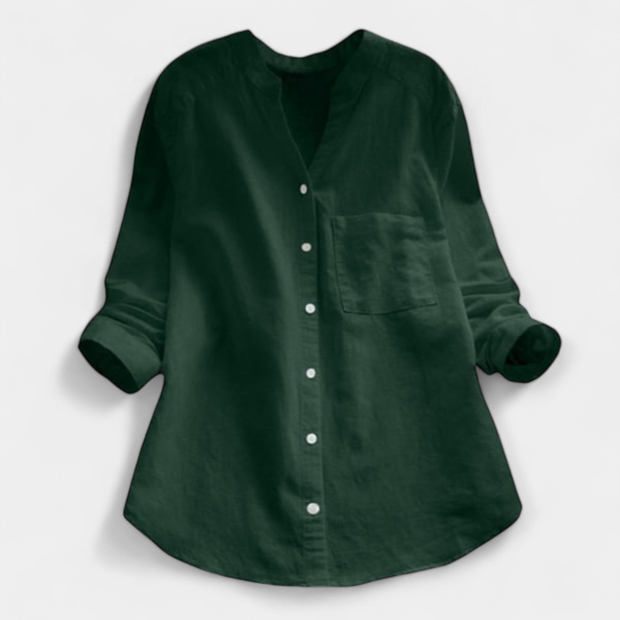 Udobna Srajca iz Lan in Bombaža