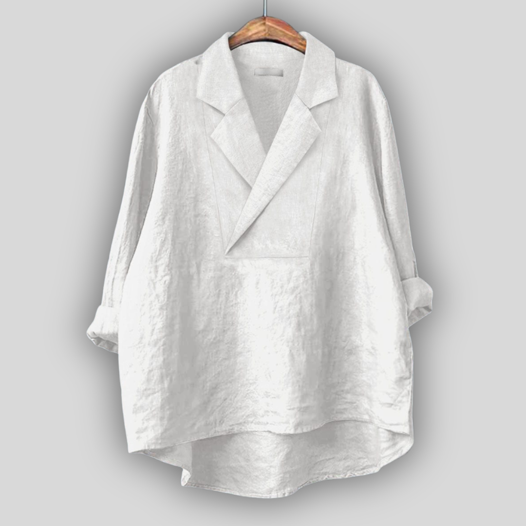 Linen Bluzica “Rožnati Vetrič”