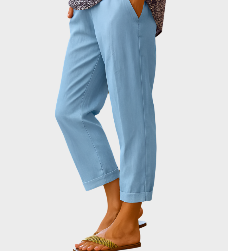 Poletne Hlače iz Lna in Bombaža