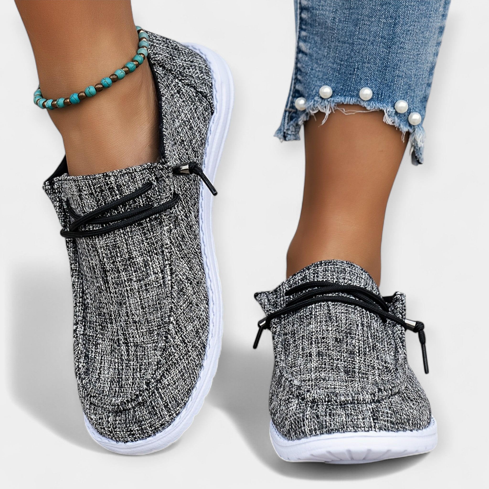 Udobni Tekstilni Čevlji za Vsakodnevno Nošenje