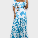 Silhuetno obleko iz luksuznega materiala