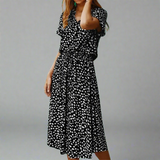 Poletna obleka iz izbranega blaga