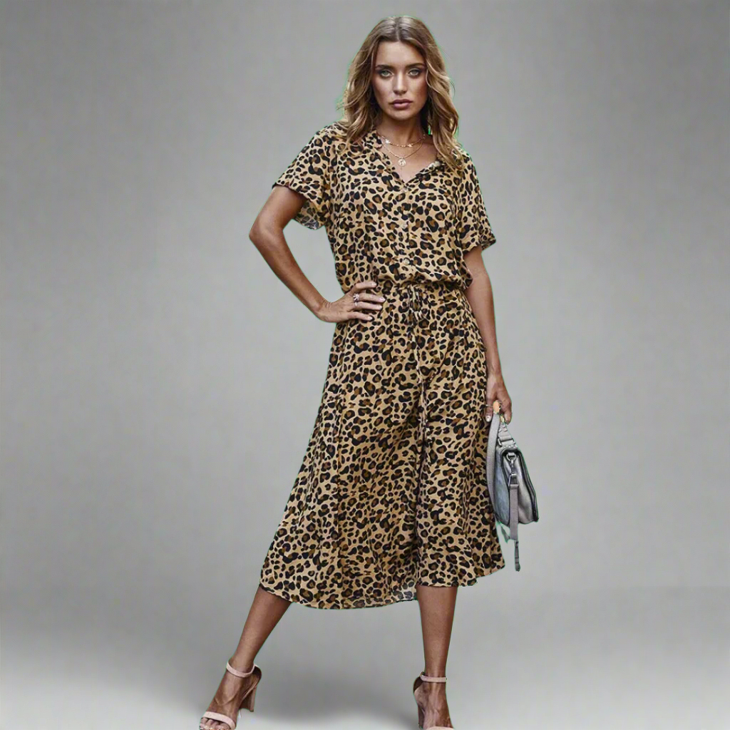 Poletna obleka iz izbranega blaga