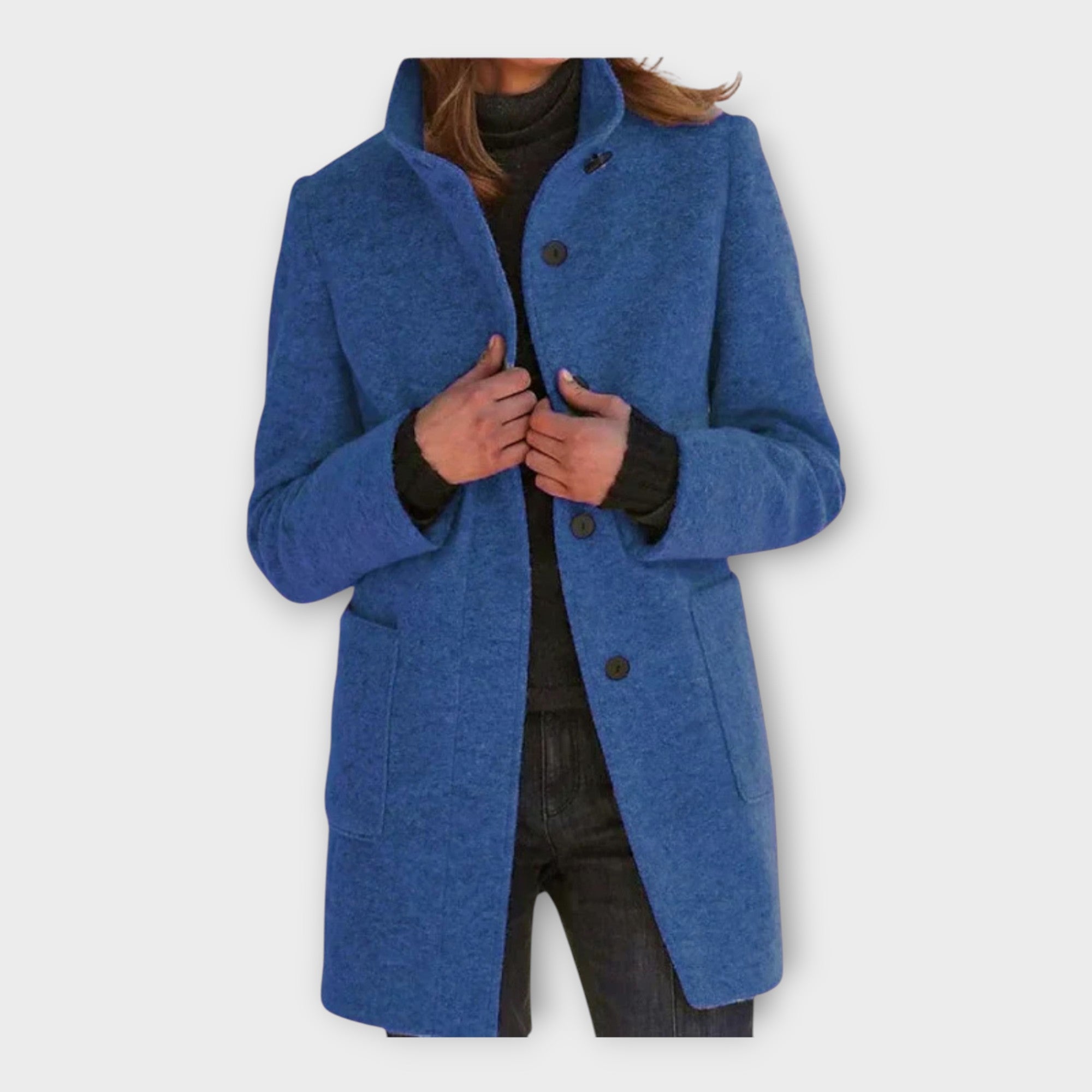 Elegantna plašč s časovno neomejeno linijo