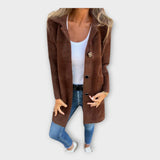 Wool Coat with Elegant Closure