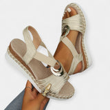 Rimske sandale z pletenjem