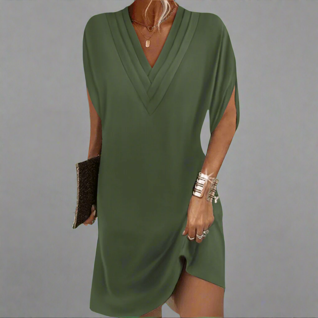 Elegantna obleka iz izbranega materiala