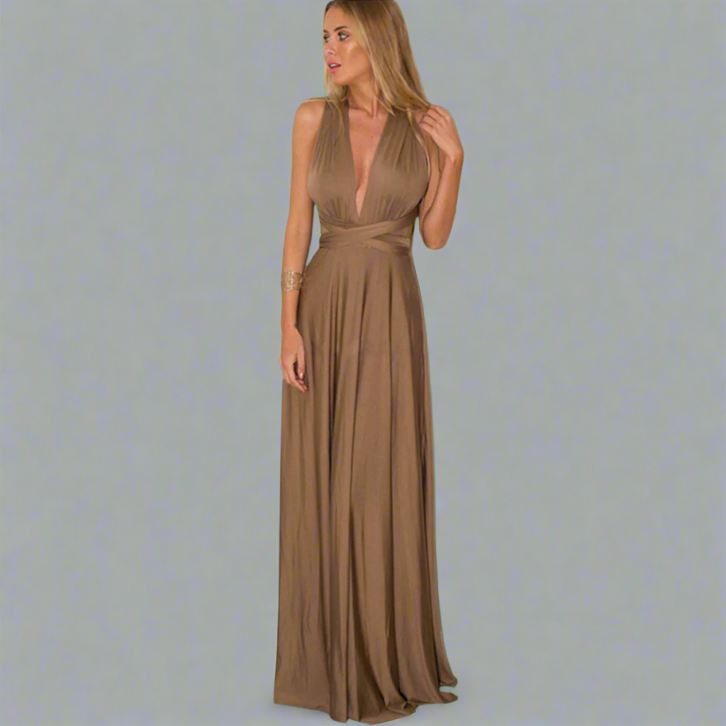 Kombinirana obleka iz izbranega blaga