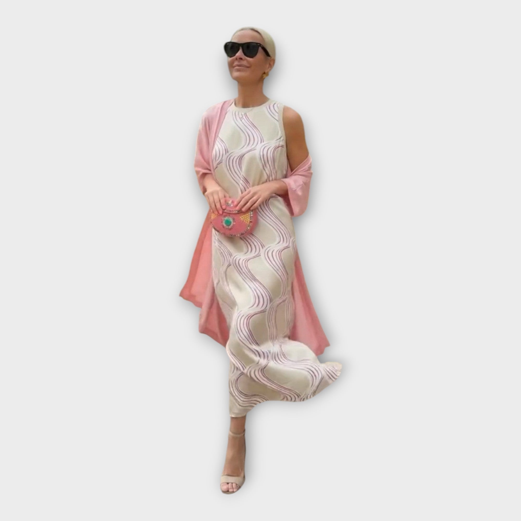 Maksifrak z valovitim vzorcem