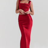 Ivelle | Obleka z Izrezom in Razporkom