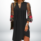 Elegantna obleka s časovno neomejeno prefinjenostjo