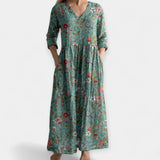 Lahka cvetlična obleka