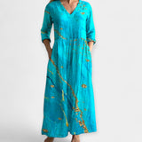 Lahka cvetlična obleka