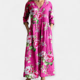 Lahka cvetlična obleka