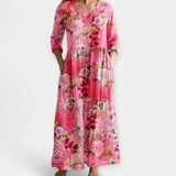 Lahka cvetlična obleka