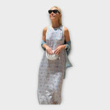 Maksimalna obleka z geometrijskim vzorcem