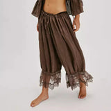 Boho hlače z čipko