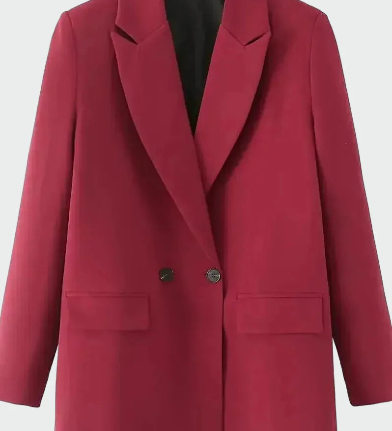 Oversized suknjič z modernim krojem