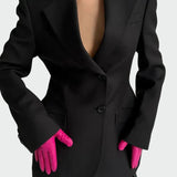 Sako z Impresivno Linijo in Gumbi