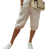 Elegantne Ženske Lanene Hlače