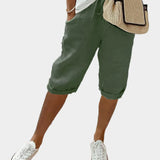 Elegantne Ženske Lanene Hlače