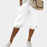 Elegantne Ženske Lanene Hlače