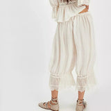 Boho hlače z čipko