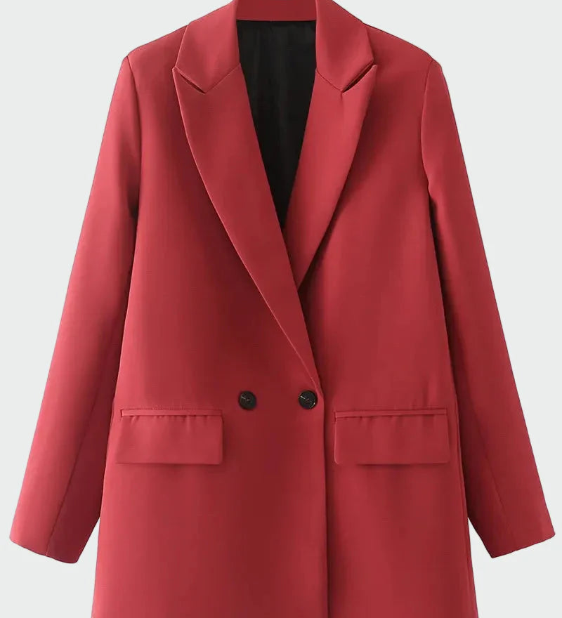 Oversized suknjič z modernim krojem