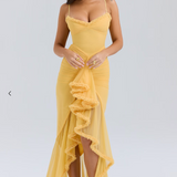 Elma | Obleka z nabranimi volani